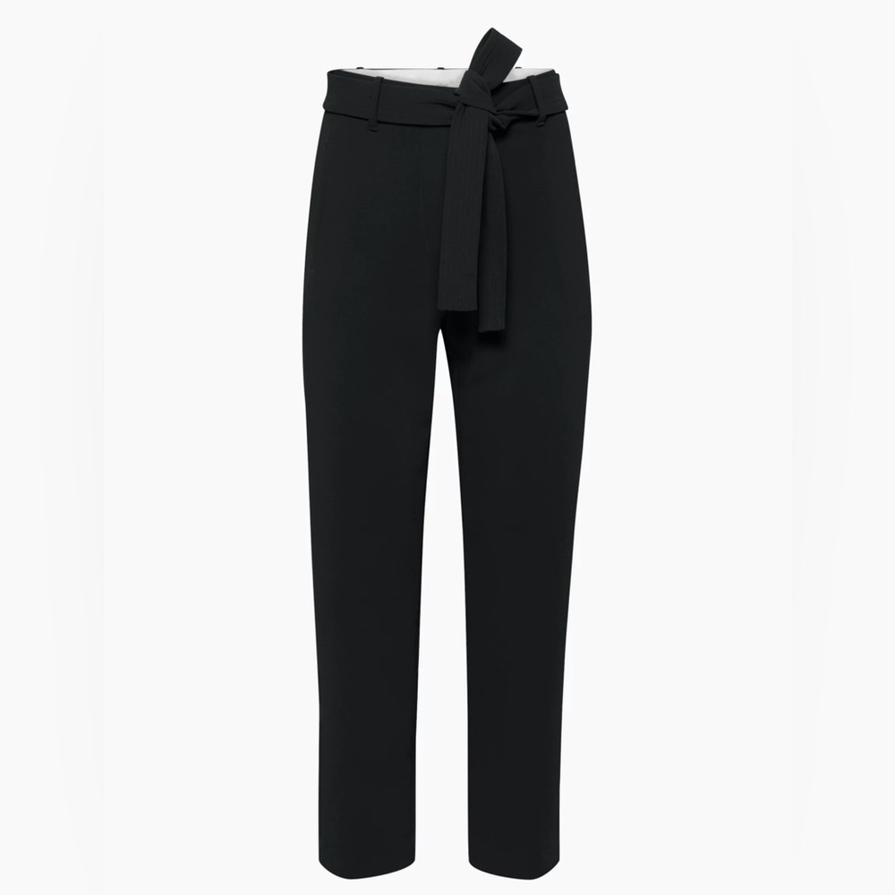 Aritzia Wilfred Tie Front Crepe Pants